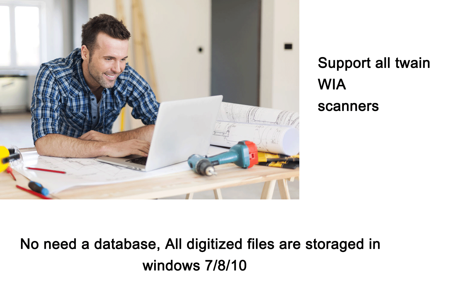 Support All twain WIA Scanners